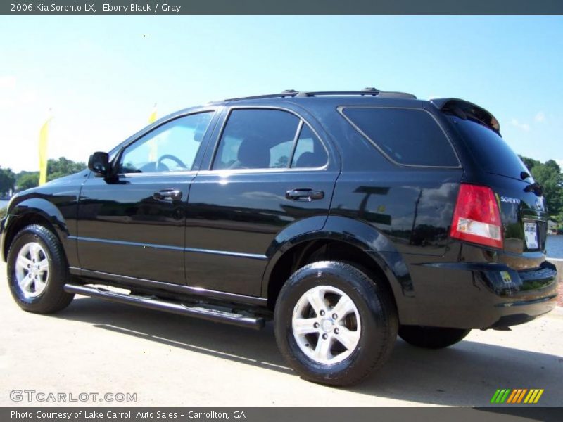 Ebony Black / Gray 2006 Kia Sorento LX