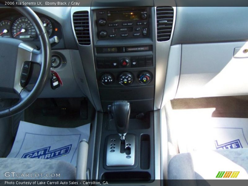 Ebony Black / Gray 2006 Kia Sorento LX