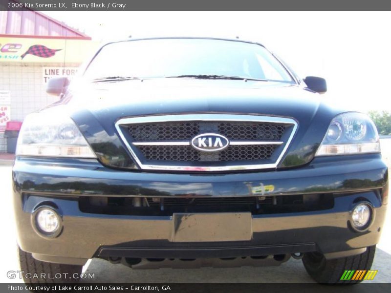 Ebony Black / Gray 2006 Kia Sorento LX