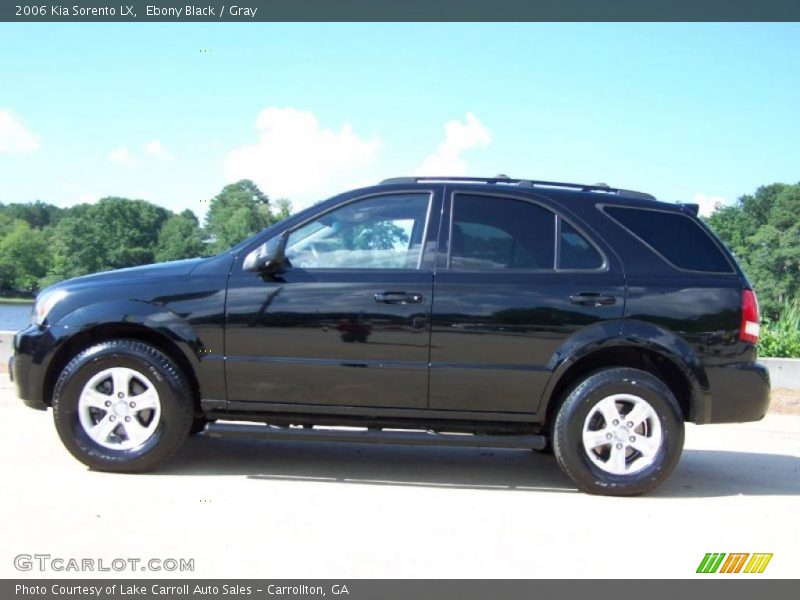 Ebony Black / Gray 2006 Kia Sorento LX