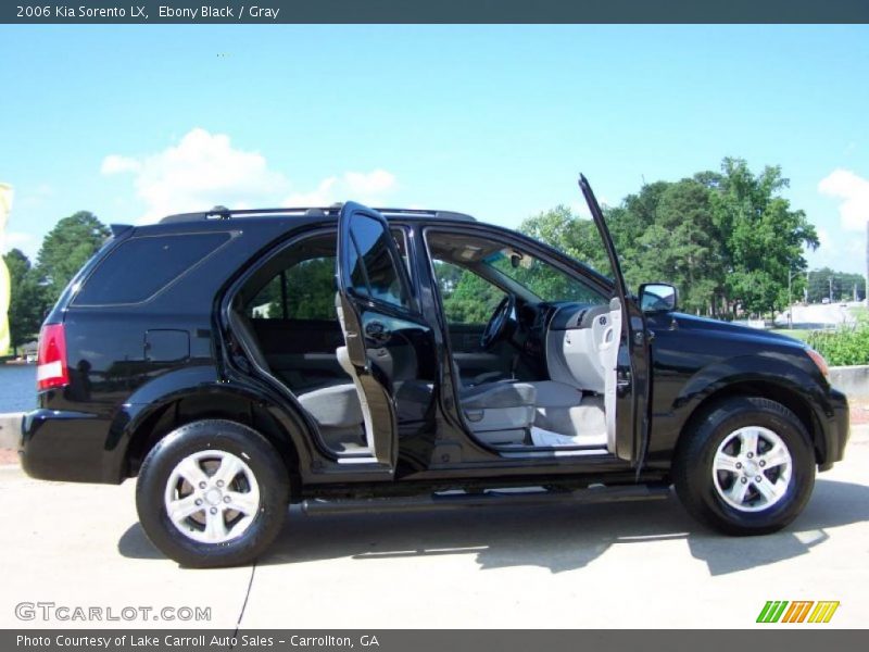 Ebony Black / Gray 2006 Kia Sorento LX