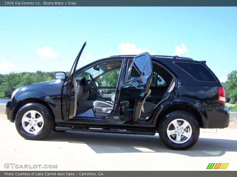 Ebony Black / Gray 2006 Kia Sorento LX