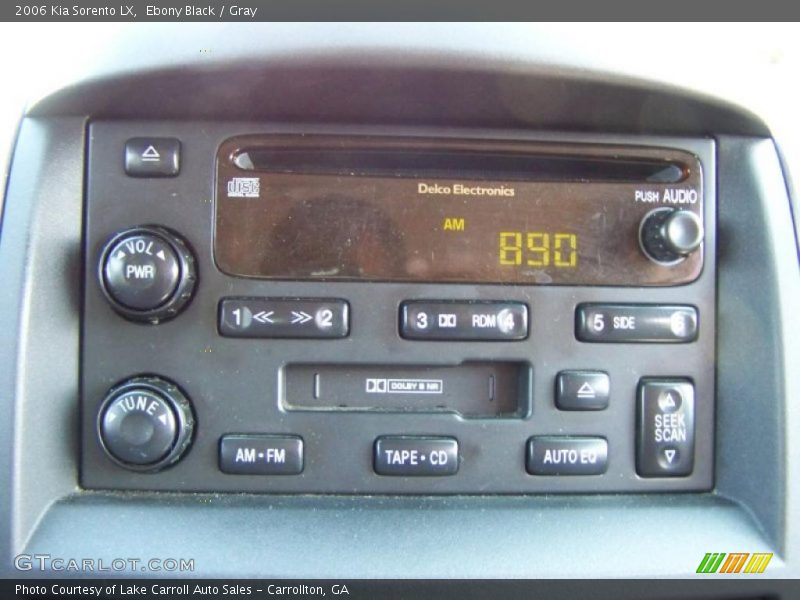 Ebony Black / Gray 2006 Kia Sorento LX