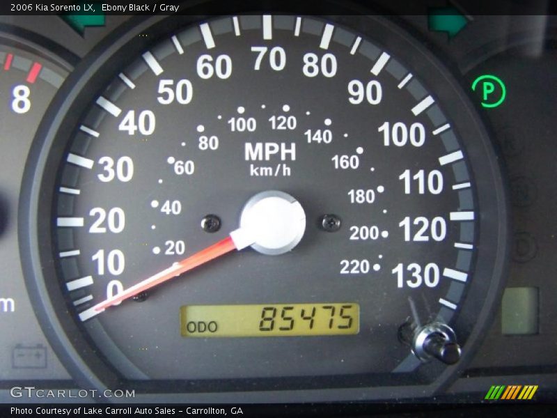 Ebony Black / Gray 2006 Kia Sorento LX