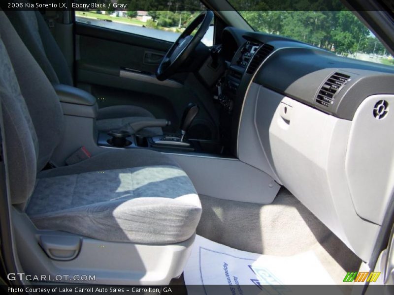 Ebony Black / Gray 2006 Kia Sorento LX