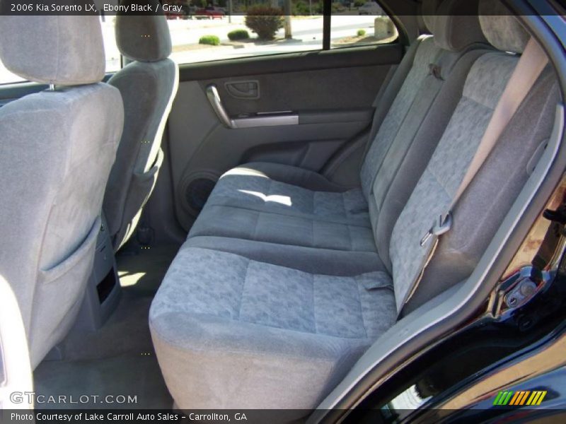 Ebony Black / Gray 2006 Kia Sorento LX