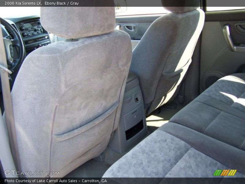Ebony Black / Gray 2006 Kia Sorento LX