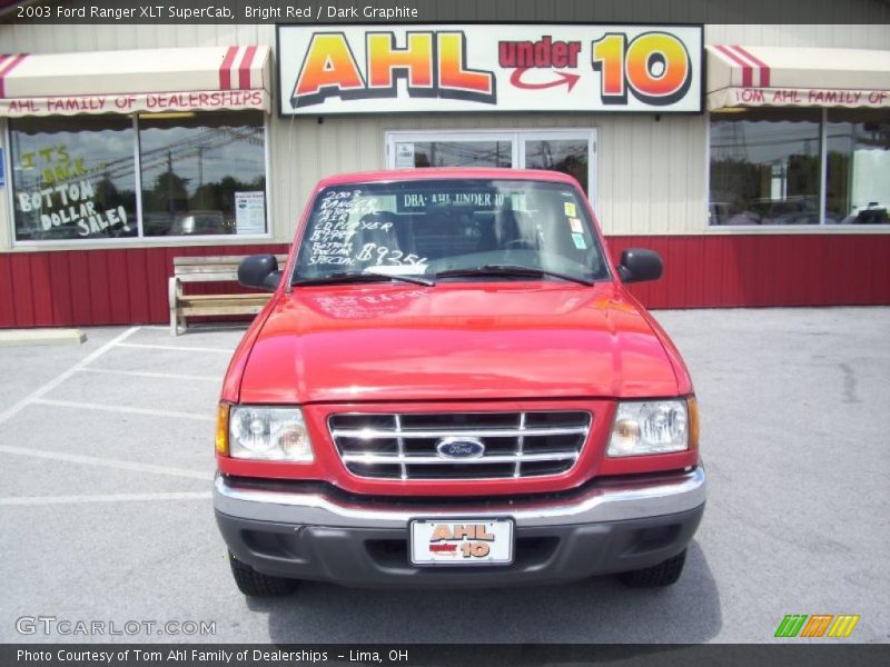 Bright Red / Dark Graphite 2003 Ford Ranger XLT SuperCab