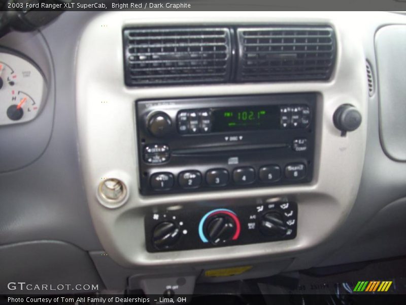 Bright Red / Dark Graphite 2003 Ford Ranger XLT SuperCab