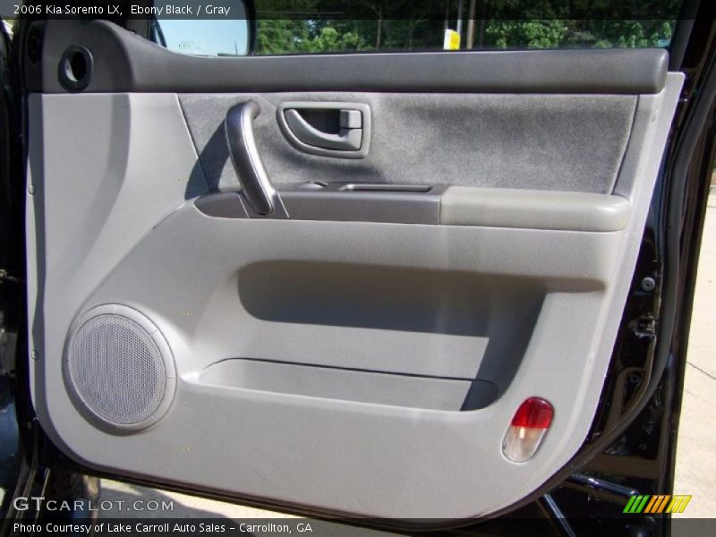 Ebony Black / Gray 2006 Kia Sorento LX