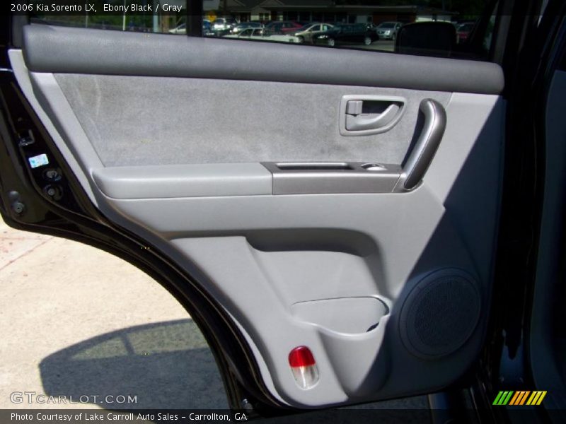 Ebony Black / Gray 2006 Kia Sorento LX