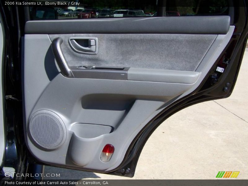 Ebony Black / Gray 2006 Kia Sorento LX