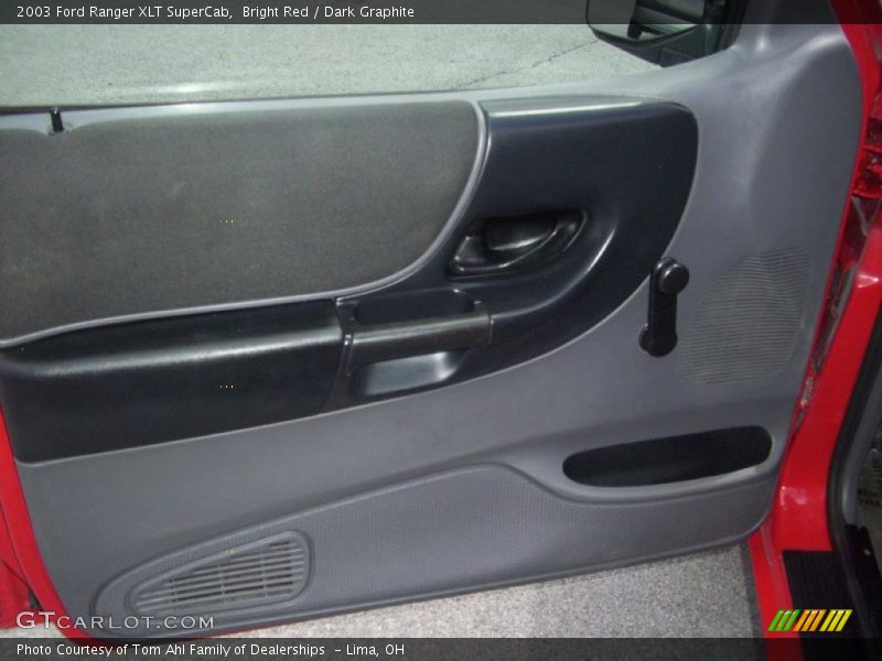 Bright Red / Dark Graphite 2003 Ford Ranger XLT SuperCab