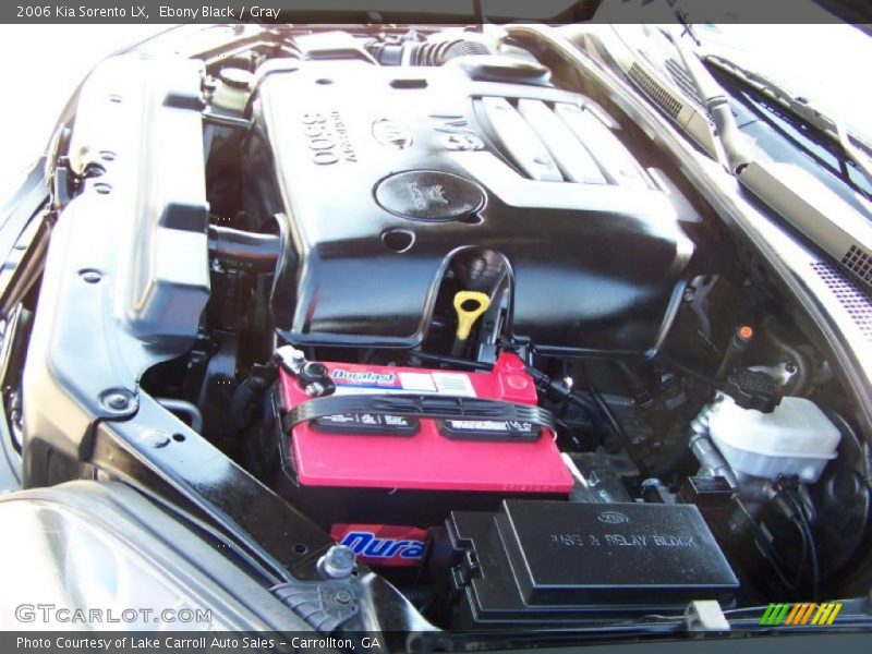 Ebony Black / Gray 2006 Kia Sorento LX