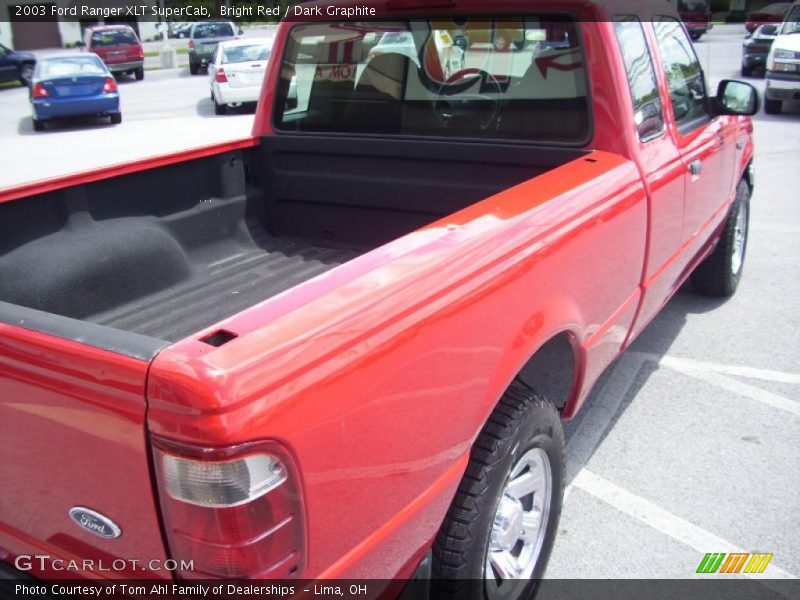 Bright Red / Dark Graphite 2003 Ford Ranger XLT SuperCab