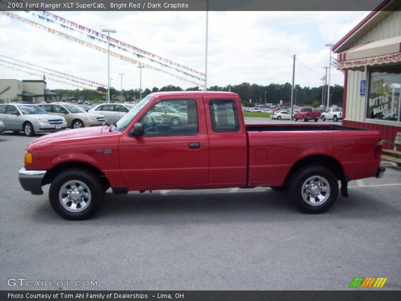 Bright Red / Dark Graphite 2003 Ford Ranger XLT SuperCab