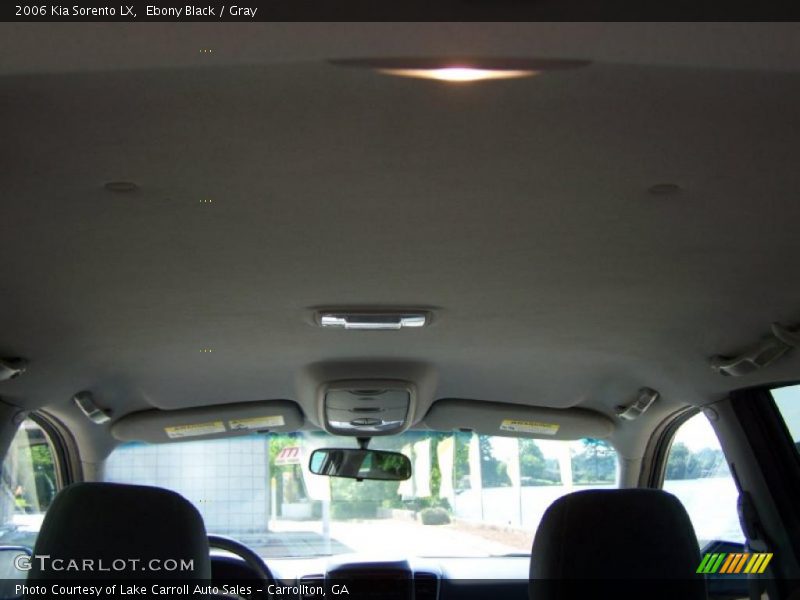 Ebony Black / Gray 2006 Kia Sorento LX