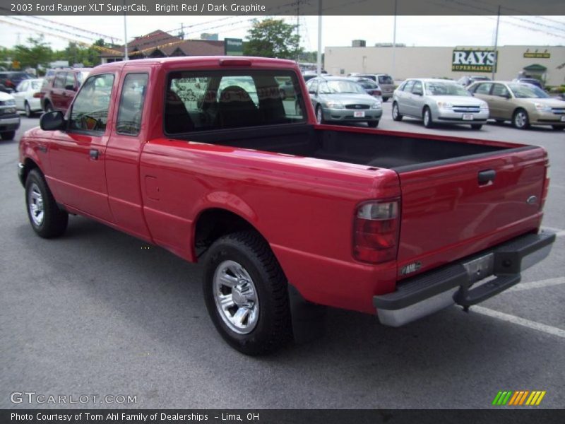 Bright Red / Dark Graphite 2003 Ford Ranger XLT SuperCab