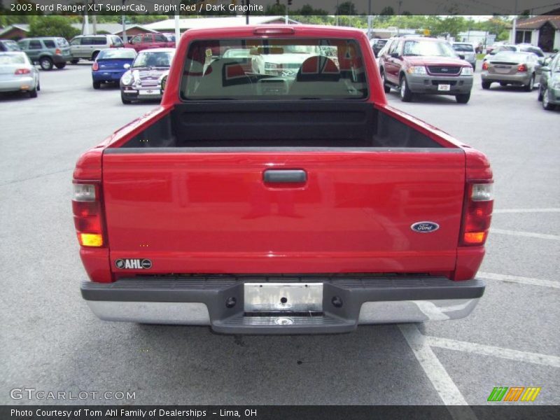Bright Red / Dark Graphite 2003 Ford Ranger XLT SuperCab