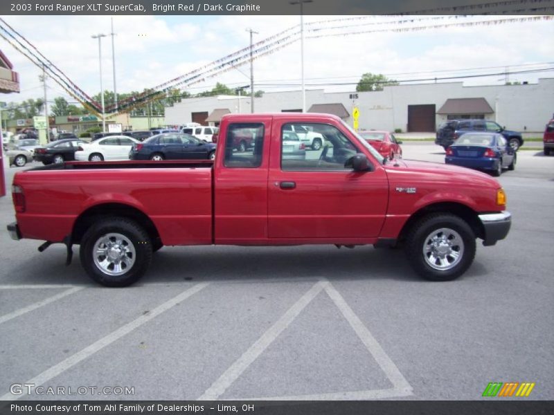 Bright Red / Dark Graphite 2003 Ford Ranger XLT SuperCab