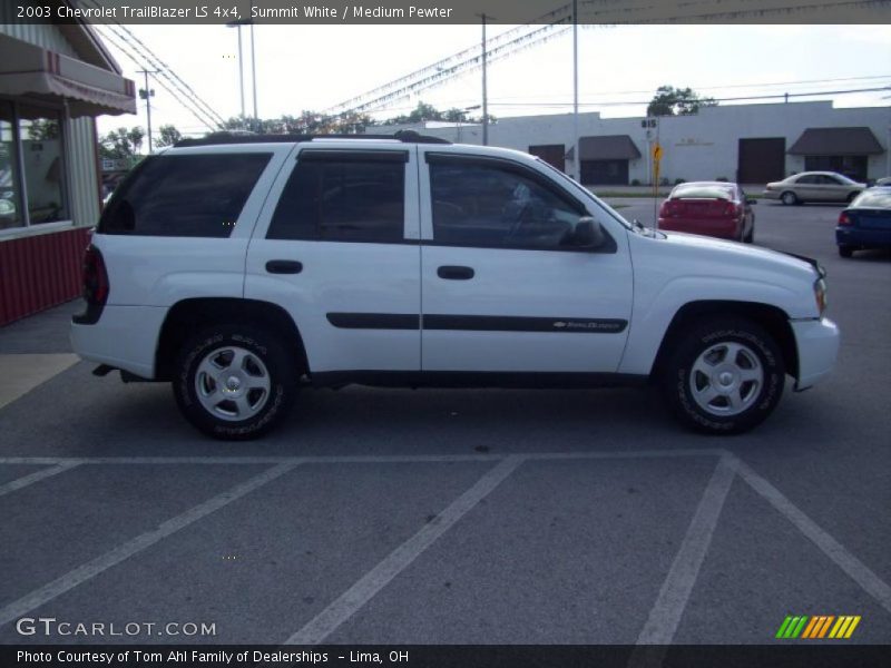 Summit White / Medium Pewter 2003 Chevrolet TrailBlazer LS 4x4