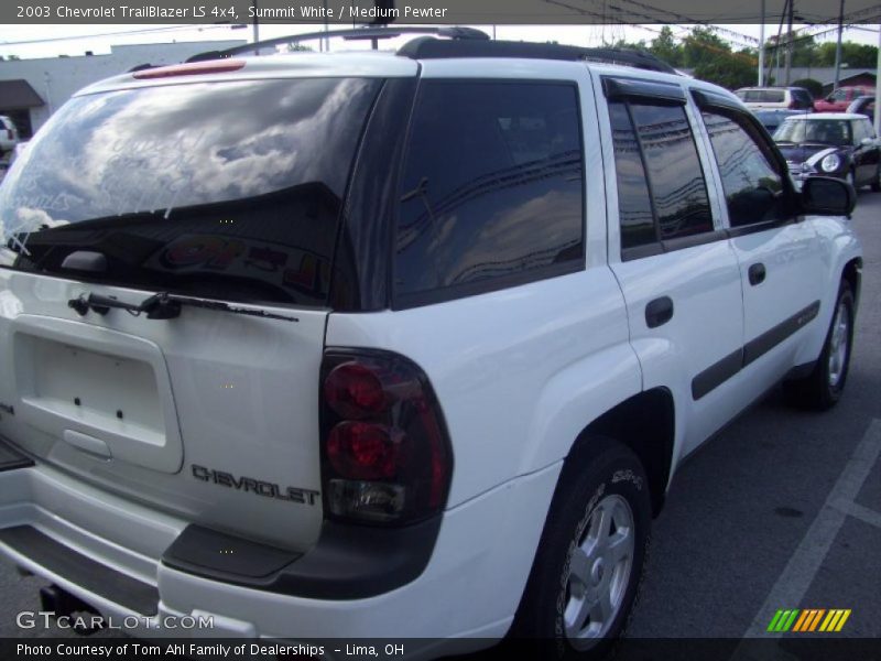 Summit White / Medium Pewter 2003 Chevrolet TrailBlazer LS 4x4