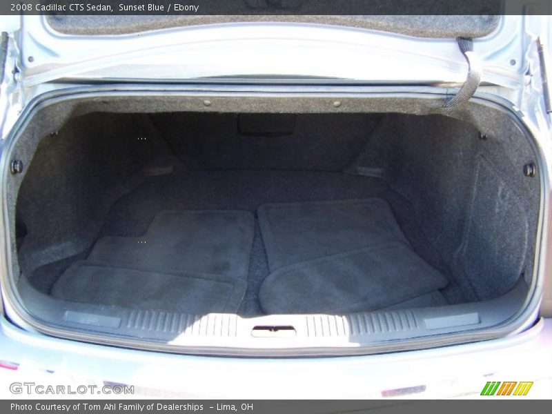 Sunset Blue / Ebony 2008 Cadillac CTS Sedan