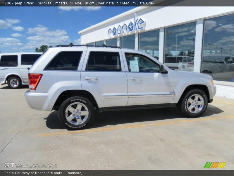 Bright Silver Metallic / Medium Slate Gray 2007 Jeep Grand Cherokee Limited CRD 4x4