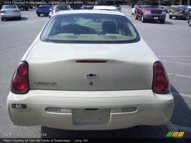 Cappuccino Frost Metallic / Neutral 2004 Chevrolet Monte Carlo LS