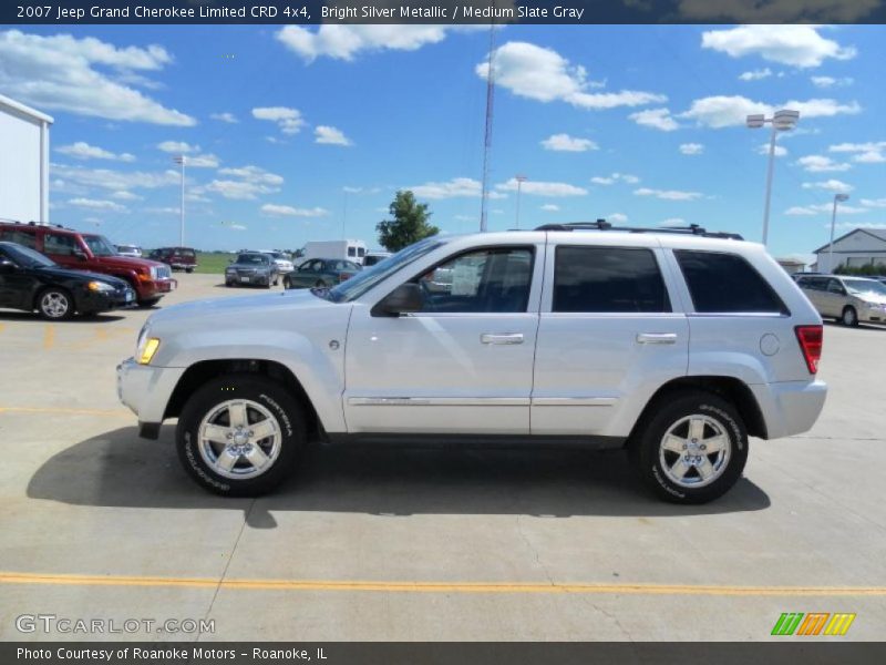 Bright Silver Metallic / Medium Slate Gray 2007 Jeep Grand Cherokee Limited CRD 4x4