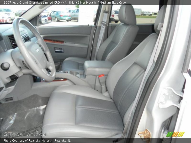 Bright Silver Metallic / Medium Slate Gray 2007 Jeep Grand Cherokee Limited CRD 4x4