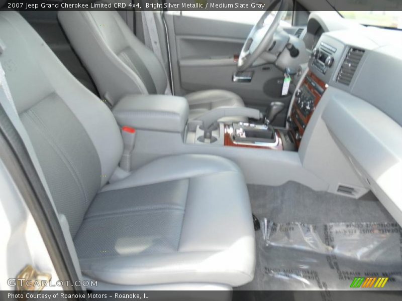 Bright Silver Metallic / Medium Slate Gray 2007 Jeep Grand Cherokee Limited CRD 4x4