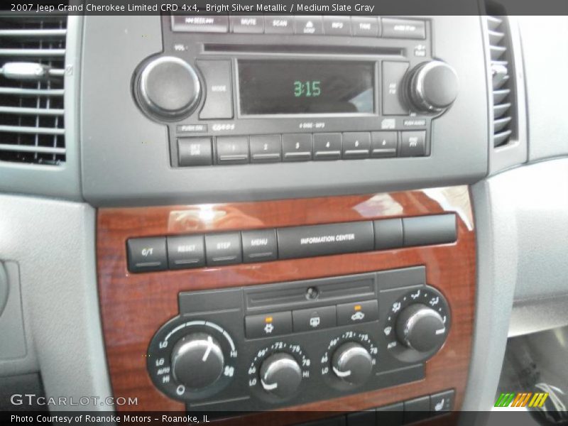 Bright Silver Metallic / Medium Slate Gray 2007 Jeep Grand Cherokee Limited CRD 4x4