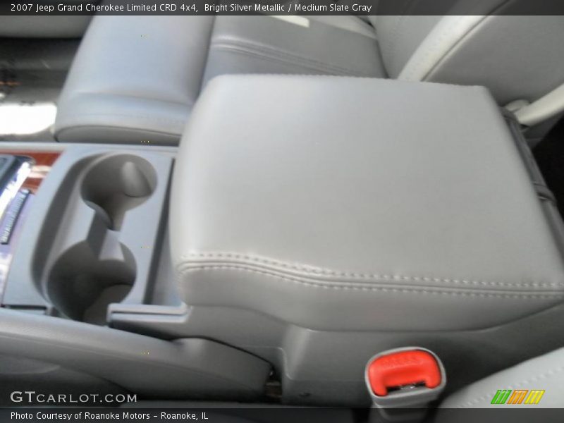 Bright Silver Metallic / Medium Slate Gray 2007 Jeep Grand Cherokee Limited CRD 4x4