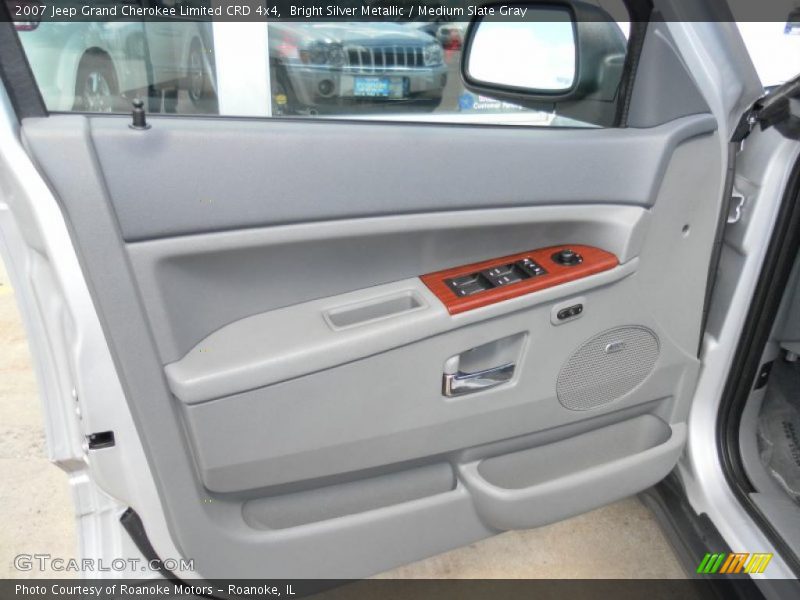 Bright Silver Metallic / Medium Slate Gray 2007 Jeep Grand Cherokee Limited CRD 4x4