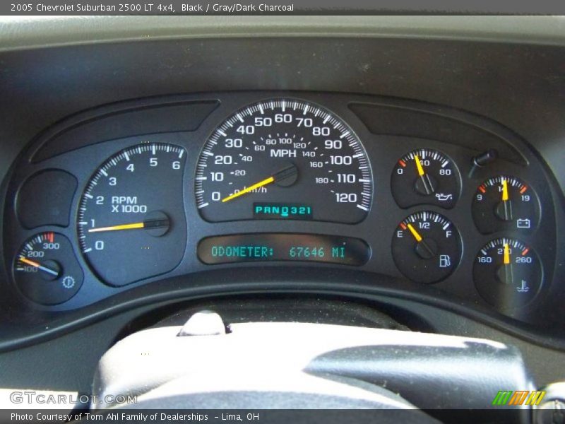 Black / Gray/Dark Charcoal 2005 Chevrolet Suburban 2500 LT 4x4