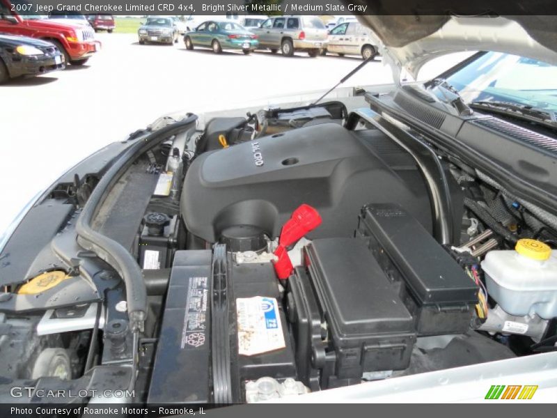 Bright Silver Metallic / Medium Slate Gray 2007 Jeep Grand Cherokee Limited CRD 4x4