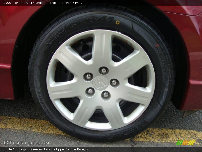 Tango Red Pearl / Ivory 2007 Honda Civic LX Sedan