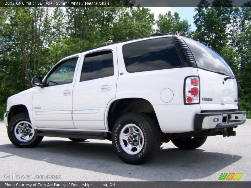 Summit White / Neutral/Shale 2003 GMC Yukon SLT 4x4