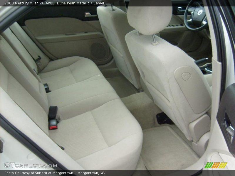 Dune Pearl Metallic / Camel 2008 Mercury Milan V6 AWD