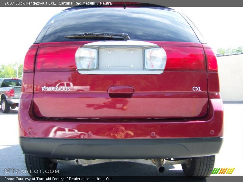 Cardinal Red Metallic / Neutral 2007 Buick Rendezvous CXL