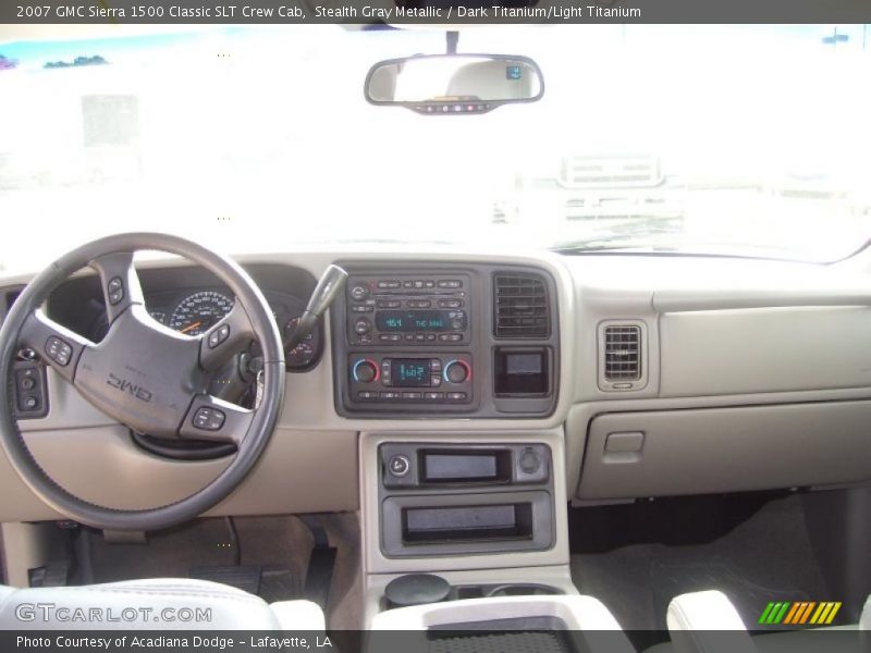 Stealth Gray Metallic / Dark Titanium/Light Titanium 2007 GMC Sierra 1500 Classic SLT Crew Cab