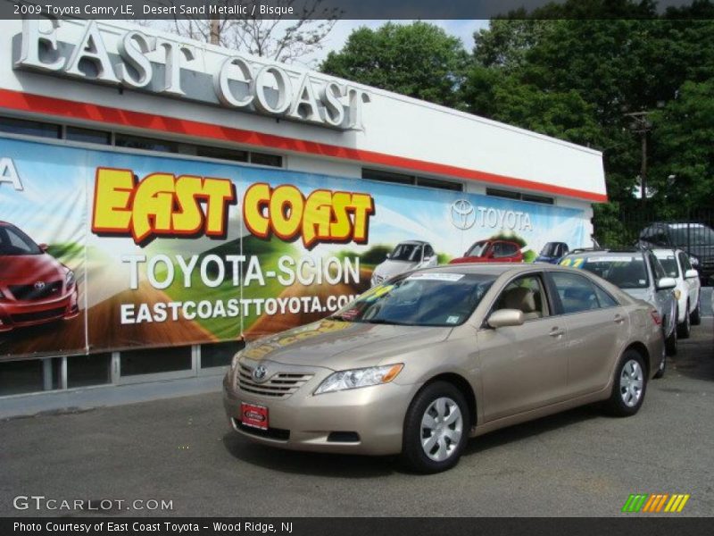 Desert Sand Metallic / Bisque 2009 Toyota Camry LE