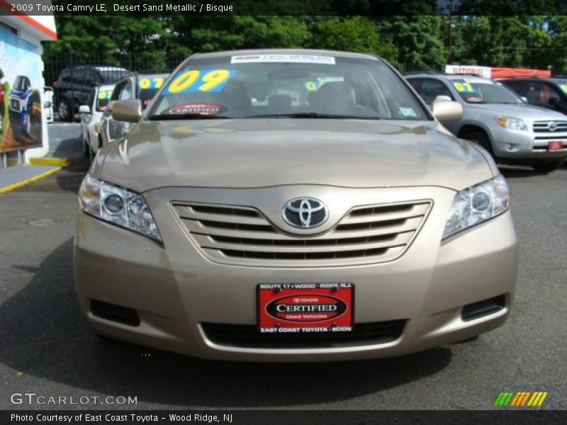Desert Sand Metallic / Bisque 2009 Toyota Camry LE