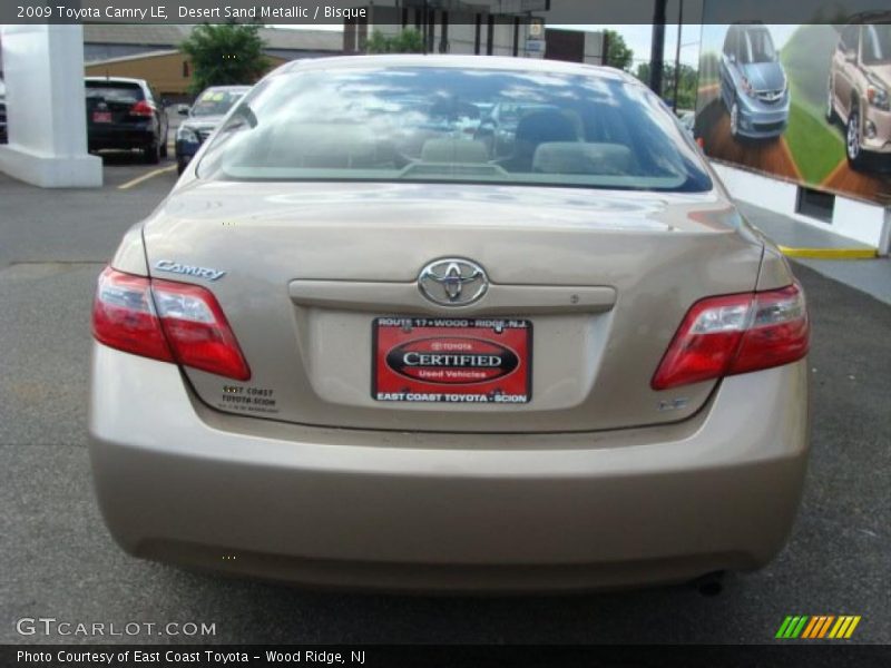 Desert Sand Metallic / Bisque 2009 Toyota Camry LE