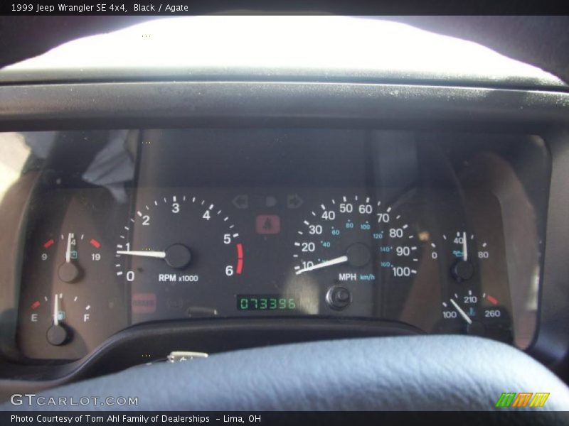 Black / Agate 1999 Jeep Wrangler SE 4x4