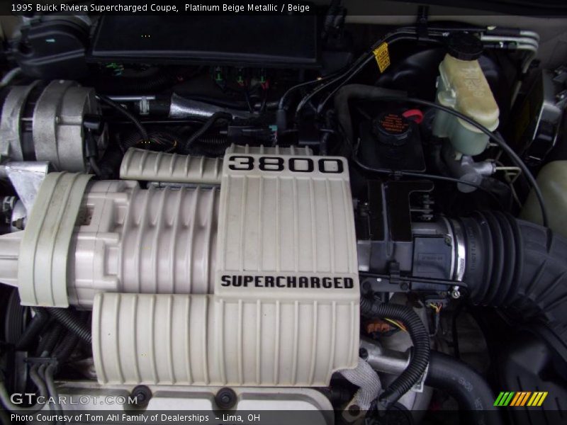 Platinum Beige Metallic / Beige 1995 Buick Riviera Supercharged Coupe
