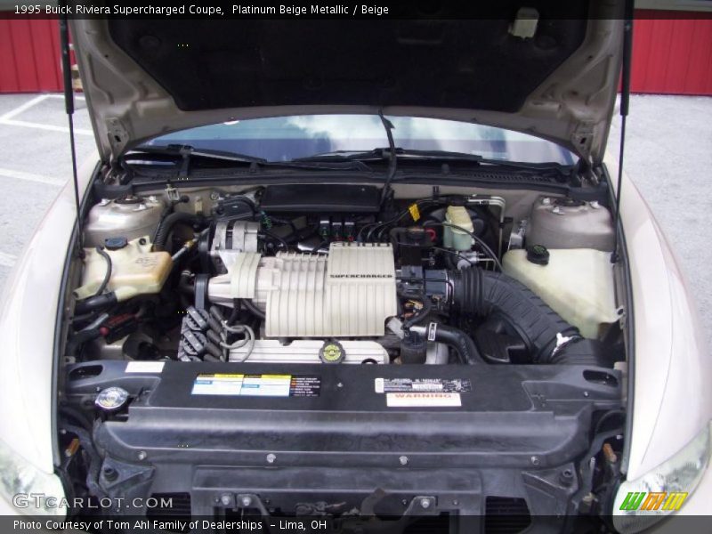 Platinum Beige Metallic / Beige 1995 Buick Riviera Supercharged Coupe