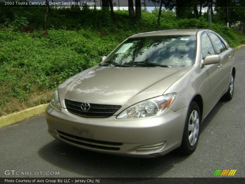 Desert Sand Mica / Taupe 2003 Toyota Camry LE