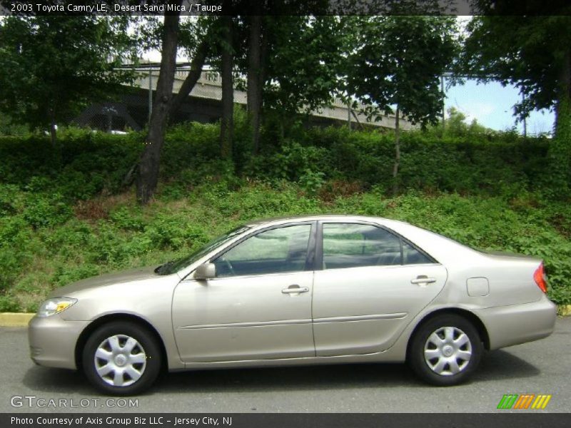 Desert Sand Mica / Taupe 2003 Toyota Camry LE